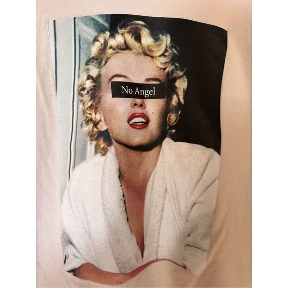 Forever 21 Marilyn Monroe Blush No Angel Graphic Tee - Picture 2 of 3